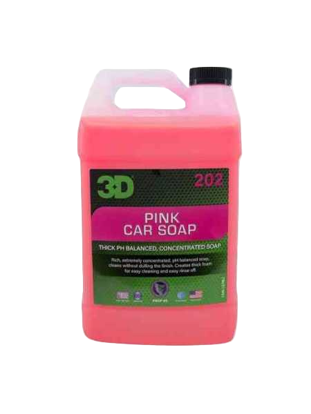 3D Pink Soap Shampoo – Eco-Friendly High-Foam Car Wash