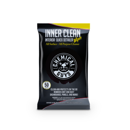Chemical Guys InnerClean Interior Quick Detailer Car Wipes – 50 Wipes