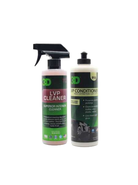 3D LVP Leather Interior Cleaning &amp; Conditioning Kit