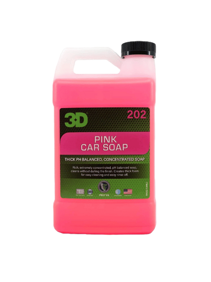 3D Pink Soap Shampoo – Eco-Friendly High-Foam Car Wash