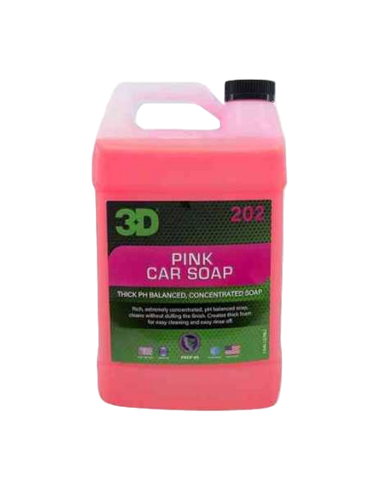 3D Pink Soap Shampoo – Eco-Friendly High-Foam Car Wash