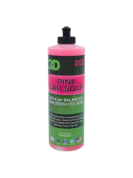 3D Pink Soap Shampoo – Eco-Friendly High-Foam Car Wash